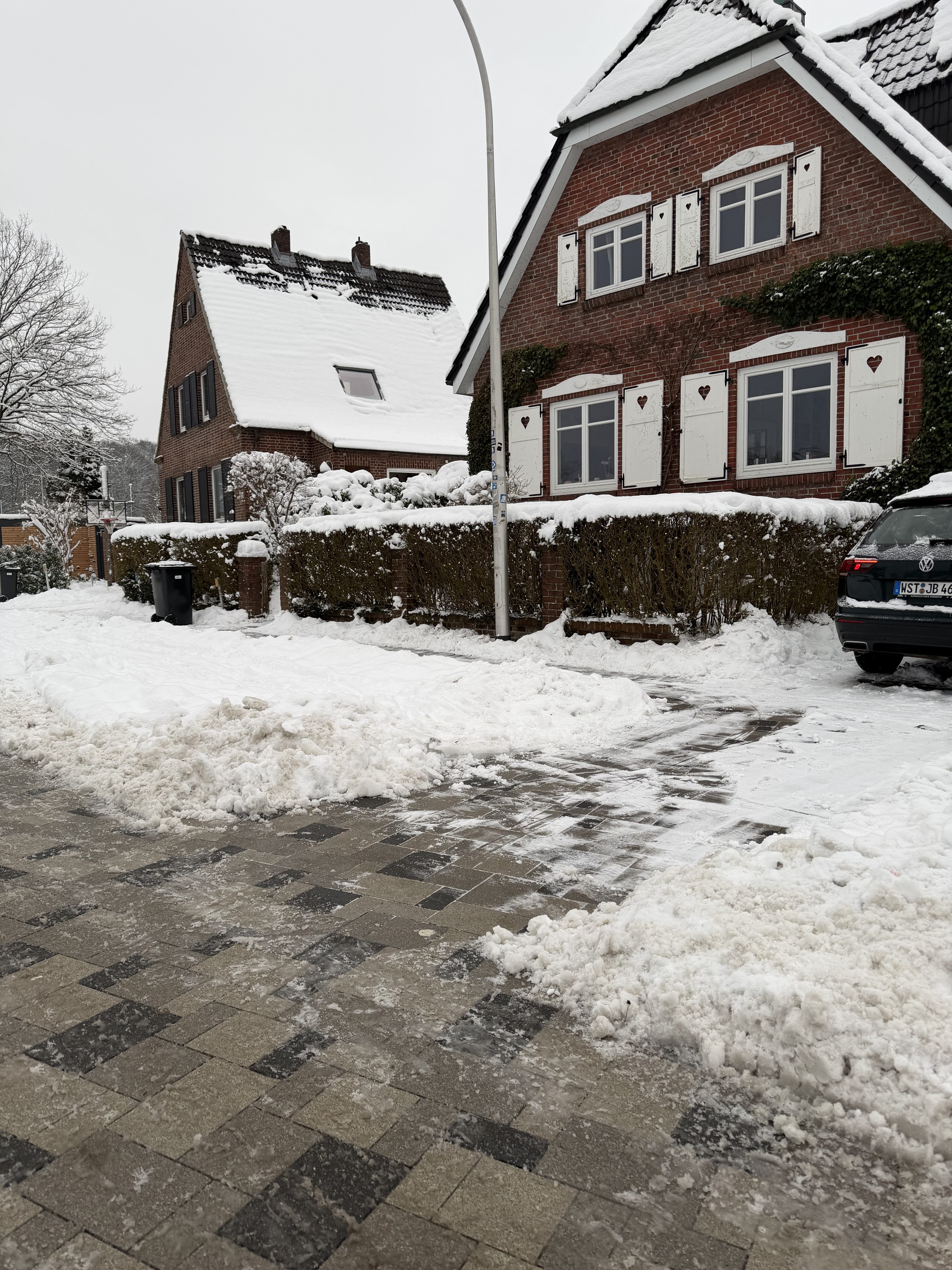 Schneereste sind gemein